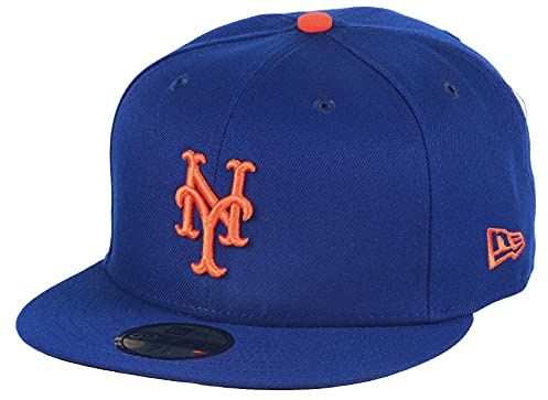 New Era New York Mets MLB Cap 59Fifty Basecap Baseball Kappe Blau - 8-64cm (XXL)
