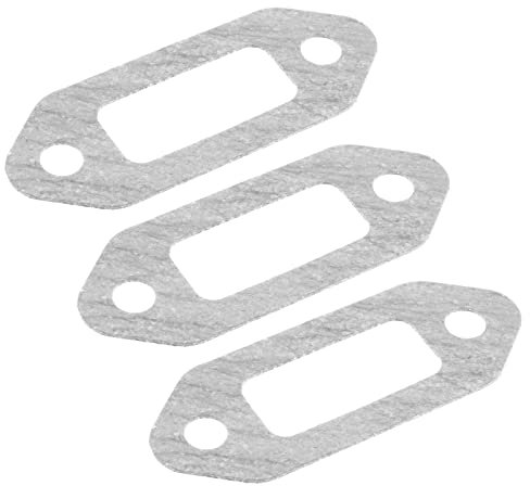 ECSiNG 3 juntas silenciadoras de escape compatibles con STIHL TS410 TS420 cortacésped, repuesto OE 4238-149-0600, piezas de repuesto para herramientas eléctricas al aire libre