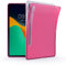 kwmobile Hülle kompatibel mit Samsung Galaxy Tab S8 / Galaxy Tab S7 Hülle - weiches TPU Silikon Case transparent - Tablet Cover Pink Transparent
