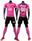 HDSD Benutzerdefiniert Trikot Jeder Name Nummer Team Logo Fußball Trikot Kinder Männer Jungen Personalisierte Fussball Trikot (Rosenrot)