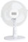 BLACK+DECKER BXFD52007GB Desk Fan with 2 Speeds, Rotary Oscillation, 9”, 20W, White