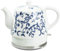 Hokcus Bollitore elettrico in ceramica senza fili, teiera retrò 1L brocca, base rimovibile veloce acqua, spegnimento automatico, protezione a secco 1000W/B