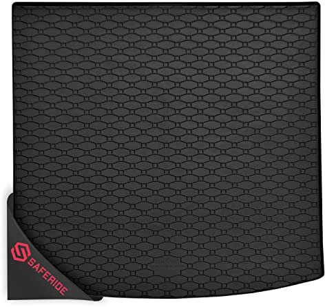 Alfombrilla Antideslizante para Maletero, Bandeja Maletero, Alfombra Maletero compatible con Volkswagen Tiguan Allspace Van 2017, 100% a Medida, Alfombrilla de Goma Antideslizante