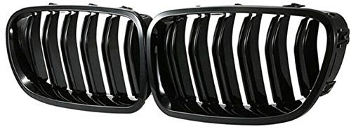 MOOWI Auto Kühlergrill Für B&MW F01 F02 7-Series 730D 740D 750D Grill Grille Gloss Black Kidney Sport
