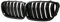 MOOWI Auto Kühlergrill Für B&MW F01 F02 7-Series 730D 740D 750D Grill Grille Gloss Black Kidney Sport