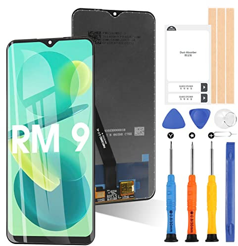 ARSSLY LCD Schermo per Xiaomi Redmi 9, LCD Display per Xiaomi Redmi 9 M2004J19G M2004J19C M2004J9AG 6,53 Touch Screen Digitizer Ricambio Assembly con Riparazione Kit, Nero (Non per Redmi 9A 9C 9T)
