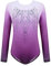 trudge Kinder Turnanzug Gymnastikanzug Mädchen Leotard Langarm Ärmellos Trikot Training Dancewear Gymnastikbody Tanzbekleidung Wettkampf 9-10 Jahre Lila 160