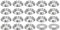 PATIKIL M6 Finition Fraisée Rondelle, 20pcs 15mm Dia. 2.8mm Grand 304 Inox Acier Finition Tasse Rondelle Vis Boulon Tête Joint pour Industriel Construction