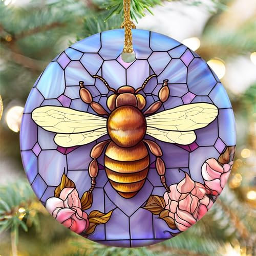 Hummel Weihnachtsschmuck, Touber Hummel Hängende Ornament, Hummel Weihnachtsbaum Ornamente, Hummel Urlaub Dekor, Geschenke für Hummel-Liebhaber, Hummel-Themen-Geschenke