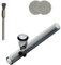 Weedness Glas-Pfeife Kawumm in Schwarz 10 cm 3-teiliges Set – Tabakpfeife Pfeife Smoking Pipe Glaspfeife Zubehör Kickloch