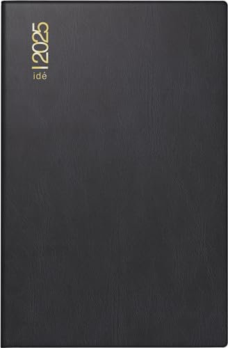 rido/idé Taschenkalender Mod. partner/Industrie I 2025 | A7, Kunststoff, schwarz