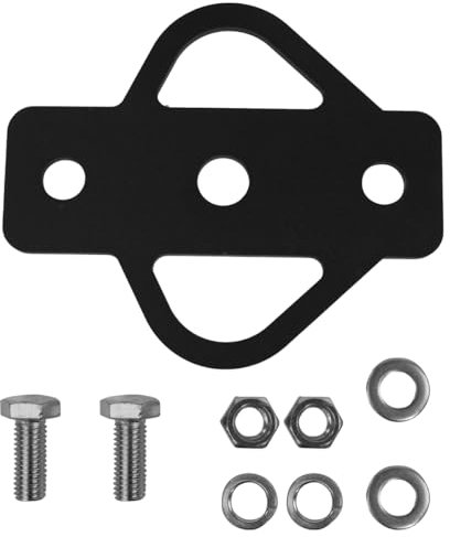 CENPEK 3-Way Trailer Hitch Adapter, Steel Hitch Mount with Bolt for ATV, Lawn Mower, Golf Cart, Yard Cart, Garden Tractor, Flat Towing Tow Ball Mount