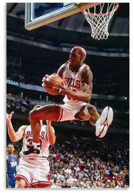 GOORAL Dennis Rodman, Poster, Kunstdruck, Wandfoto, Farbe, hängendes Bild, Familienschlafzimmer, Dekoration, 50 x 75 cm