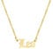 The Jewellery Stockroom Gold Plated Star Sign Necklace - Leo
