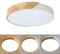 Alpinaluz Plafón LED Redondo Ø40 cm en Madera Natural y Metal – Luz con Temperatura de Color Ajustable (CCT 3000K/4000K/6000K) – Diseño Nórdico con Difusor Opal y Luz Ambiental (Blanco 30W)