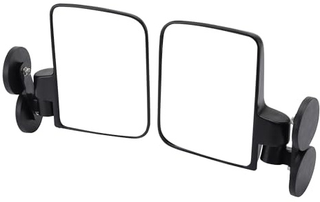 WOOSTAR Magnetische Seitenspiegel Ersatz für Traktoren Mäher Planierraupen Gabelstapler Golf Cart UTV ATV Packung mit 2