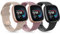 Vancle 3 Stück Kompatibel mit Fitbit Versa 4 Armband/Fitbit Versa 3 Armband/Fitbit Sense 2 / Fitbit Sense Uhrenarmband, Silikon Armbänder, Wasserdichtes Sport Ersatzarmband