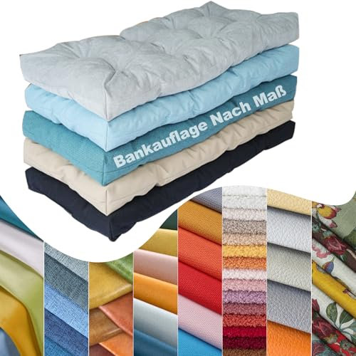 Benutzerdefinierte Sitzkissen Bankkissen Bankauflage Polsterauflage für Innen Fensterbank oder Bank,Bankpolster Nach Maß,Polsterauflagen für Sitzbank Gartenmöbel,Balkonstühle Sitzpolster auf Maß