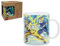 Taza Dragon Ball Goku y Vegeta de cerámica modelo mug con impresión sublimática tazón de desayuno 325ml para niños