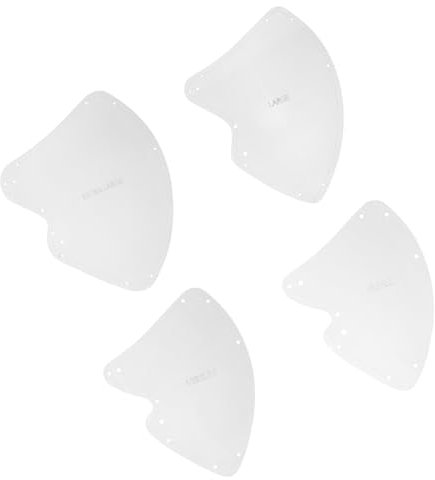 Angoily 1 Satz Teiliges Acryl Vorlagen für Gesichtsmasken DIY Schnittmuster für Erwachsene und Handgemachte Masken Schablonen für Nähprojekte