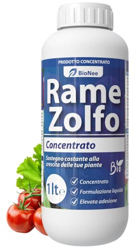 Rame Zolfo Nano Concentrato – Concime Inorganico Liquido-Gel a Base di Rame e Zolfo per Orto e Giardino
