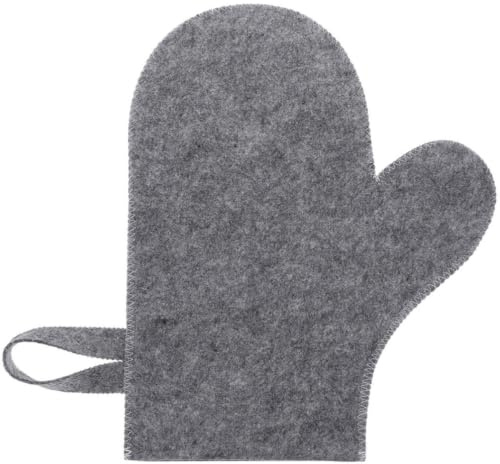 NIYANGLE Sauna Handschuhe Filz Sauna mit Hitzeschutz und Feuchtigkeitsaufnahme aus Filz Hitzeschutzhandschuh für Damen und Herren zum Baden