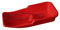 Kids Heavy Duty Snow Sledge - For Kids and Adults, Winter Toboggan Sleigh Sled With Rope | Plastic Ski Board, Pull Strap - Skateboard for Outdoor Snow, Skiing Board, Speeder, High-Performance (Red)