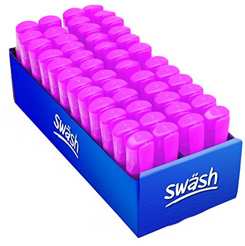 Swäsh HLP48PK Premium Highlighter Pens for Schools and Students – Wedge Tip – Neon Pink (48 Pack of Markers)