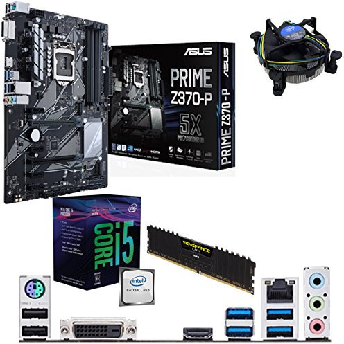 Components4All Intel Coffee Lake Core i5 8500 3.0GHz (4.1GHz Turbo) CPU, ASUS Prime Z370-P Motherboard & 4GB 3000MHz Corsair DDR4 RAM Pre-Built Bundle