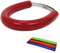 JFG RACING 52 cm/20,47 Protection Pot Echappement Moto,Protection Collier Echappement Réglable Universelle pour Pit Dirt Bike Motocross Supermoto Enduro Scooter Rouge