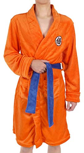 CoolChange Son Goku Bademantel mit GO Schriftzeichen | Größe: L