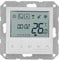 Salus Kombi-Raumthermostat, elektronisch, 230V/0,5A, mit Zentralplatte 55 x 55 mm, LCD-Display, weiß (9019459006)