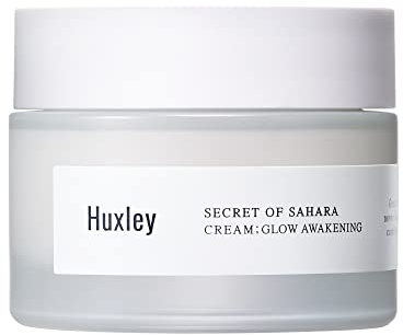 Huxley Gesichtscreme Glow Awakening Cream 50 ml, für einen Glow Effekt, mit Kaktusfeigenkernöl und Hyaluronsäure