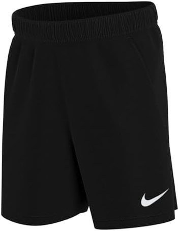 NIKE Y Nk Flc Park20 Kz, Shorts Unisex Niños, Black/white/white, 10 Años