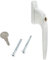 Yale Upvc Universal Espag Window Handle - Key Locking for Double Glazing - White