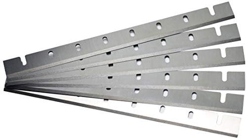 Dirtech 12-1/2 Inch HSS Planer Blades for DeWalt DW733 Thickness Planer, Set of 6