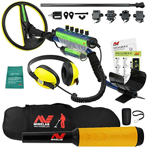 MINELAB Excalibur II 1000 Waterproof Detector w/Pro Find 35 & Carry Bag