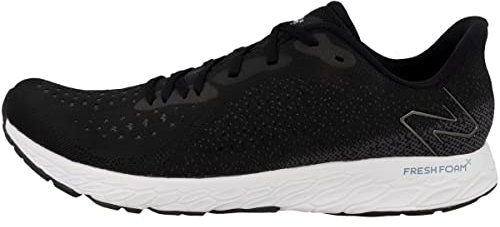 New Balance Herren Tempo Laufschuh, Schwarz/Weiß, 44.5 EU