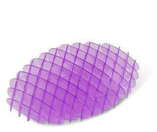 HGL Fidget Toy Anti-Stress Silicone Violet 2.1 cm Rectangulaire Concentration, Sensoriel All Ages