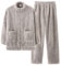 BuFanRenm Pigiama da Donna, Pigiama Invernale Caldo Pigiama da Uomo in Pile Corallo Pigiama con Colletto rovesciato in Morbida Flanella Set XXXL 89810