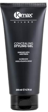Kmax Haargel mit Keratin haare 200 ml, volumen haargel herren und frauen mit Farbpigmenten für lichte Haare, Farbgebendes Styling Gel made in italy - Blond