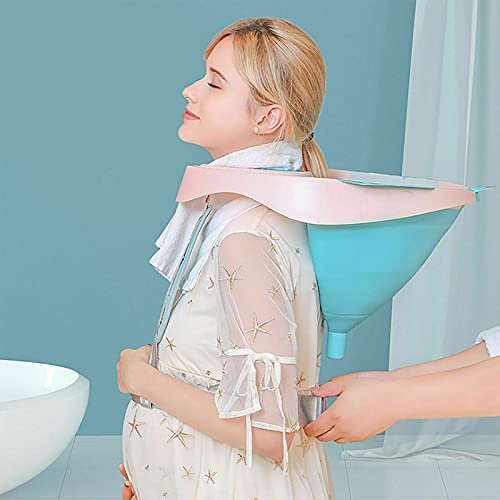 Bac pour Laver Les Cheveux Domicile, Bassin Portable Salon De Coiffure pour Lavage Cheveux Barber Shop,pour Femmes Enceintes, Personnes âGéEs, Personnes HandicapéEs