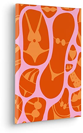 Komar Keilrahmenbild im Echtholzrahmen - Bikinis - Größe 30 x 40 cm - Wandbild, Kunstdruck, Wanddekoration, Design, Wohnzimmer, Schlafzimmer