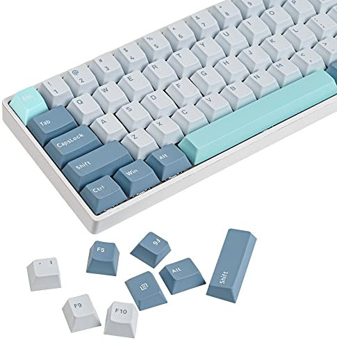 PBT shoko Custom keycaps，168 Key Cherry Profile Doubleshot Key Cap Set for 60%/64/84/108 Cherry/gateron MX switches US ANSI Layout Mechanical Keyboard