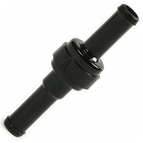 9 mm Rückschlagventil, Einweg-Rückschlagventil, Automobil, hochtemperaturbeständiges Einwegventil, Absperrventil, geeignet zum Anschluss von 6–7–8–9 mm Innenlochschlauch, 1 Stück (6–8 mm)