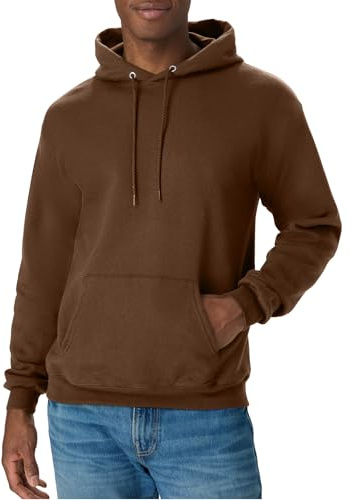 Hanes EcoSmart Hoodie, Midweight Fleece, Pullover Hooded Sweatshirt for Men Felpa con Cappuccio, Opaco Uomo