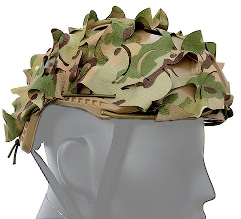 ACEXIER Taktische Helmabdeckung Airsoft Helm Abdeckung Camo Military Helm Abdeckung für Fast MH PJ BJ Helm Paintball Militärausrüstung