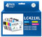 Greenjob LC421XL LC-421XLVAL Patronen Value Pack Kompatibel für Druckerpatronen Brother LC421 LC-421VAL LC421VAL LC-421XL LC421XLVAL Multipack für Brother DCP-J1050DW DCP-J1140DW MFC-J1010DW (4-Pack)