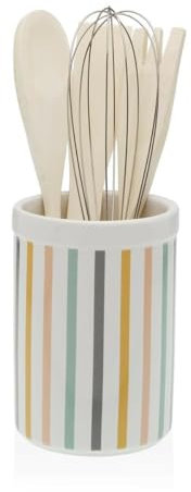 Versa Bote para Utensilios de Cocina Jasper Cerámica 10 x 15 x 10 cm