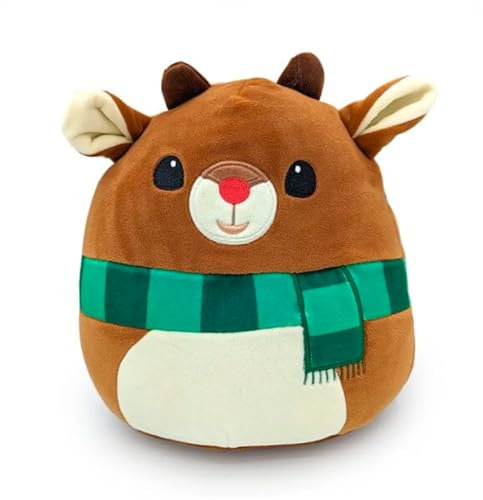 Squishmallows Rudolph, das rote Rentier, 20,3 cm, Braun